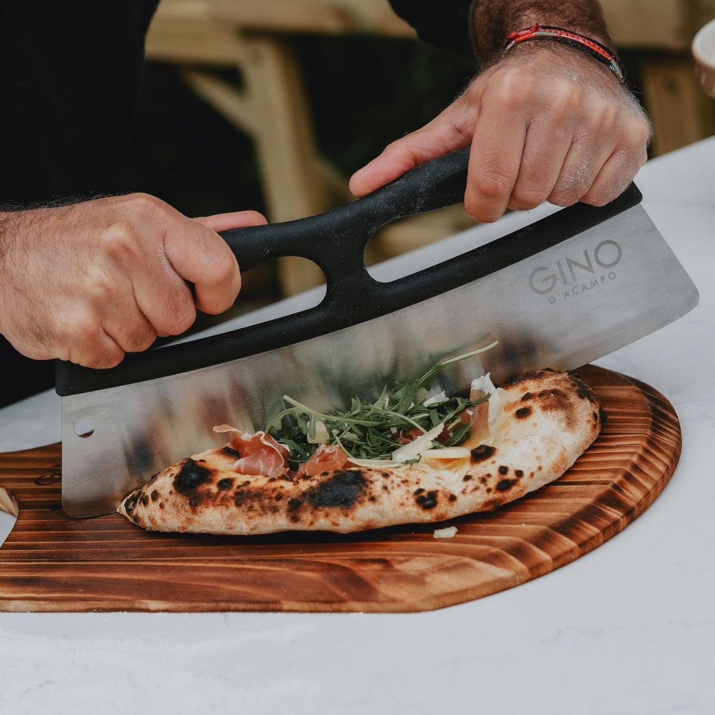 Rocker Style Pizza Cutter