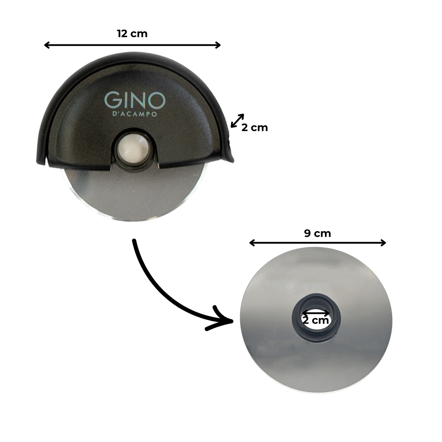 Disc Style Pizza Cutter